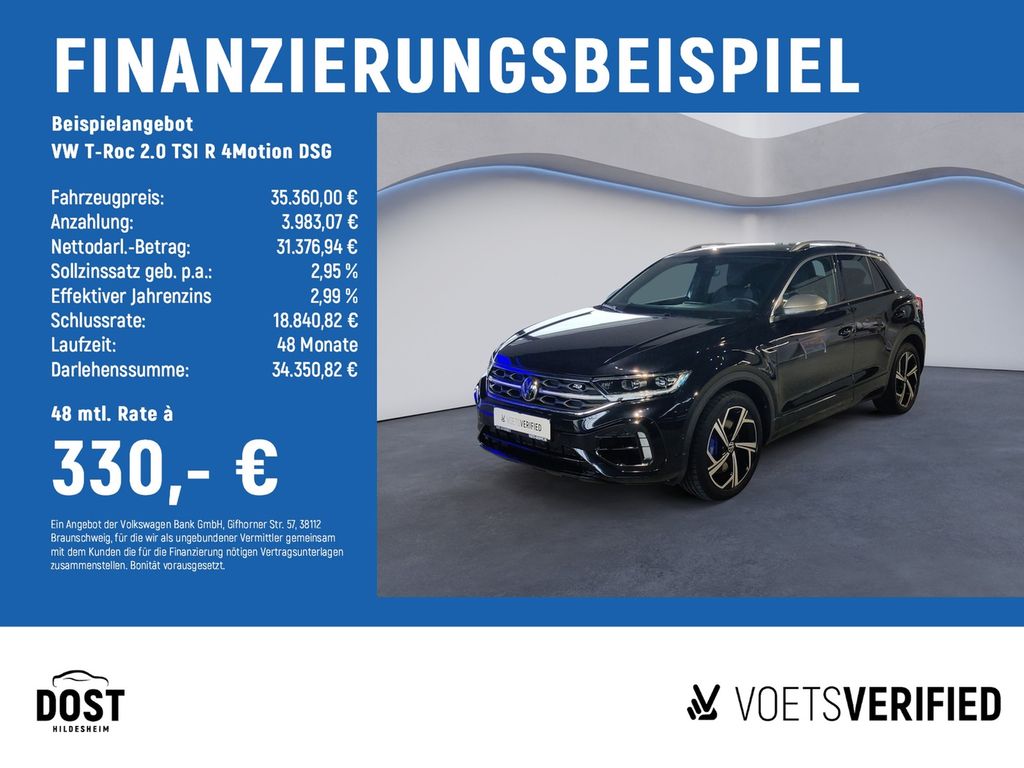 T-Roc 2.0 TSI R 4Motion DSG MATRIX+NAVI+PANO+SHZ
