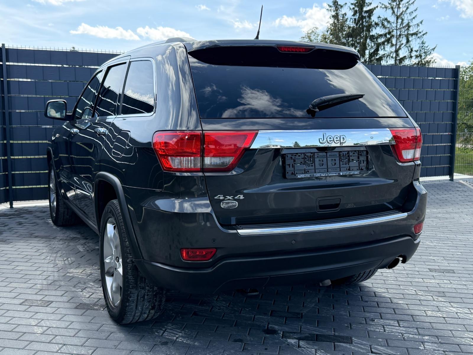 Jeep Grand Cherokee 3.6 V6 Overland | 286 ch | BVA | Cuir beige | GPS | Hayon électrique | Volant chauffant