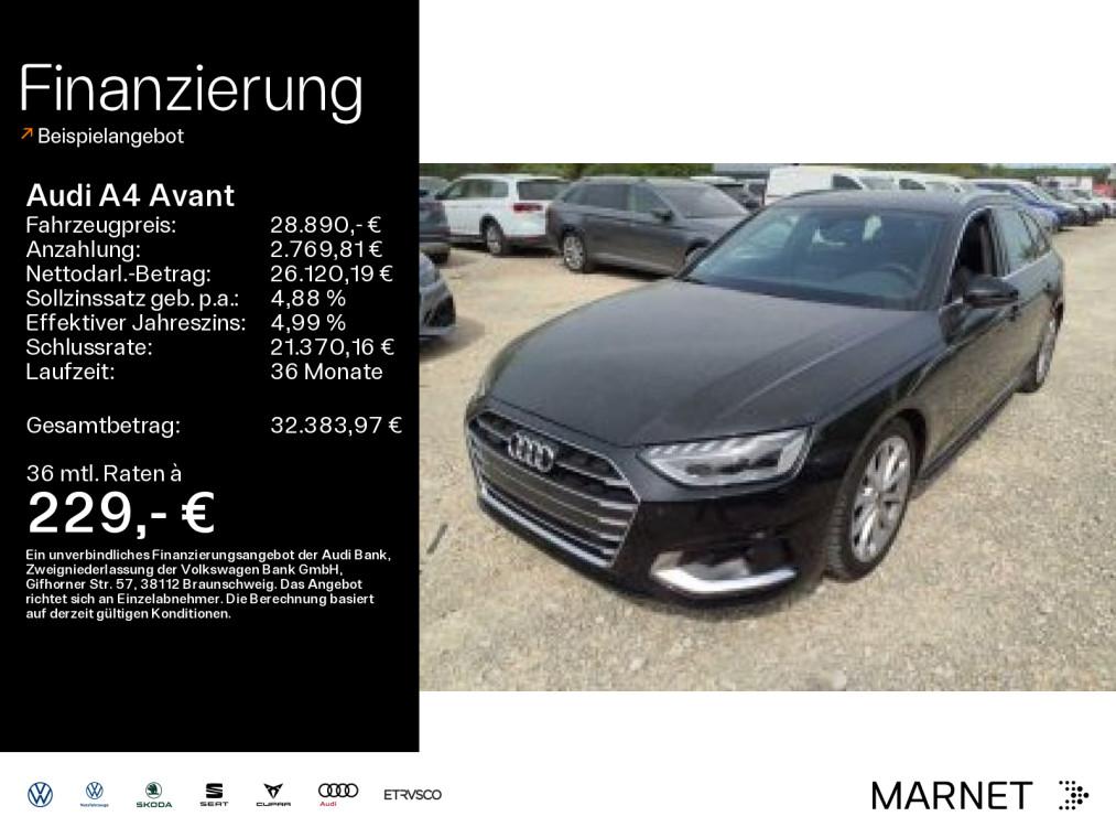 Audi A4 Avant Advanced 40 TFSI qu S line*Navi*LED*Alu