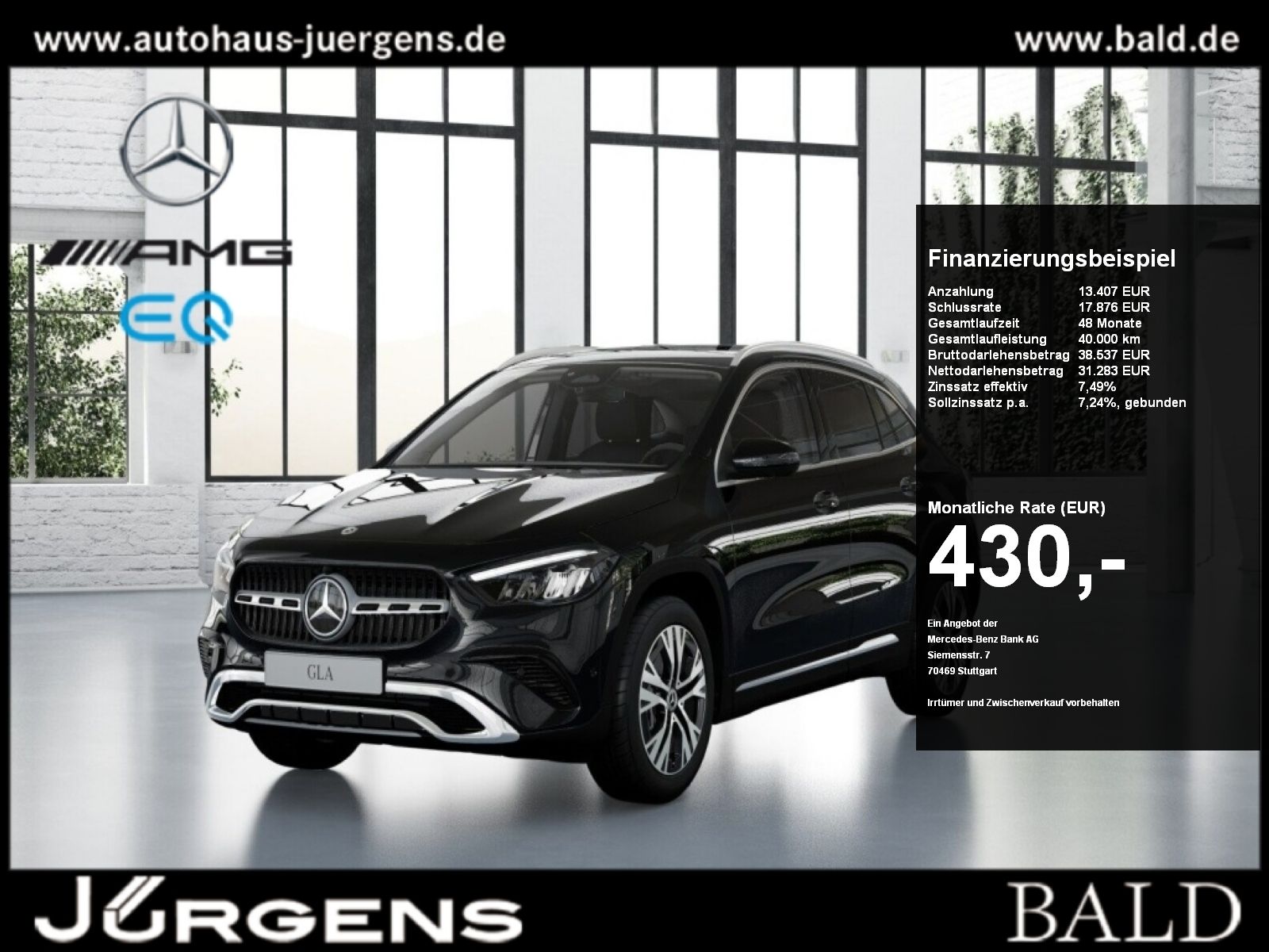 MERCEDES-BENZ GLA 220 d 4M Progressive/LED/360/Pano/AHK/Distr