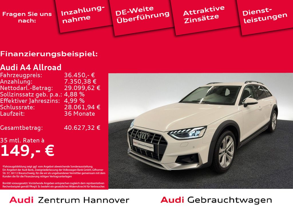 A4 allroad 40 TDI quattro Kamera AHK virtual LED