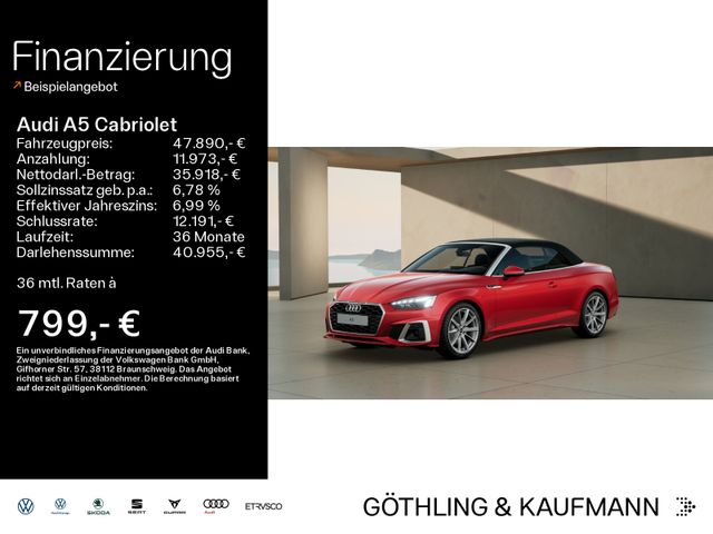 Audi A5 Cabriolet 35 TDI S line S tro*B&O*Matrix*Virt