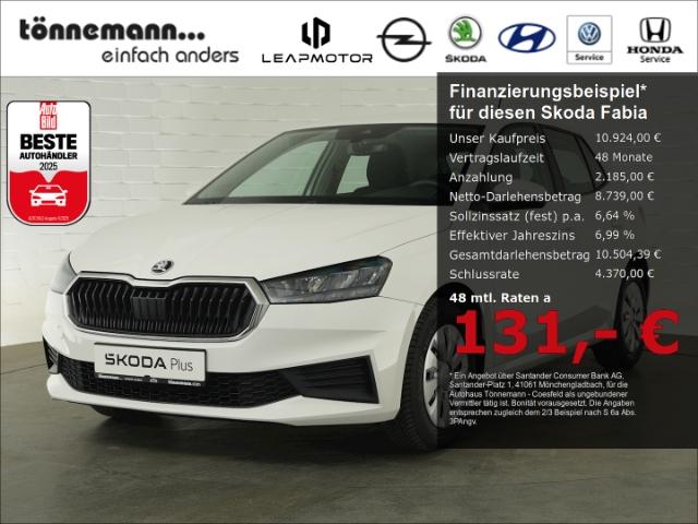 Skoda Fabia ACTIVE MPI+BLUETOOTH+LED-SCHEINWERFER+KLIM