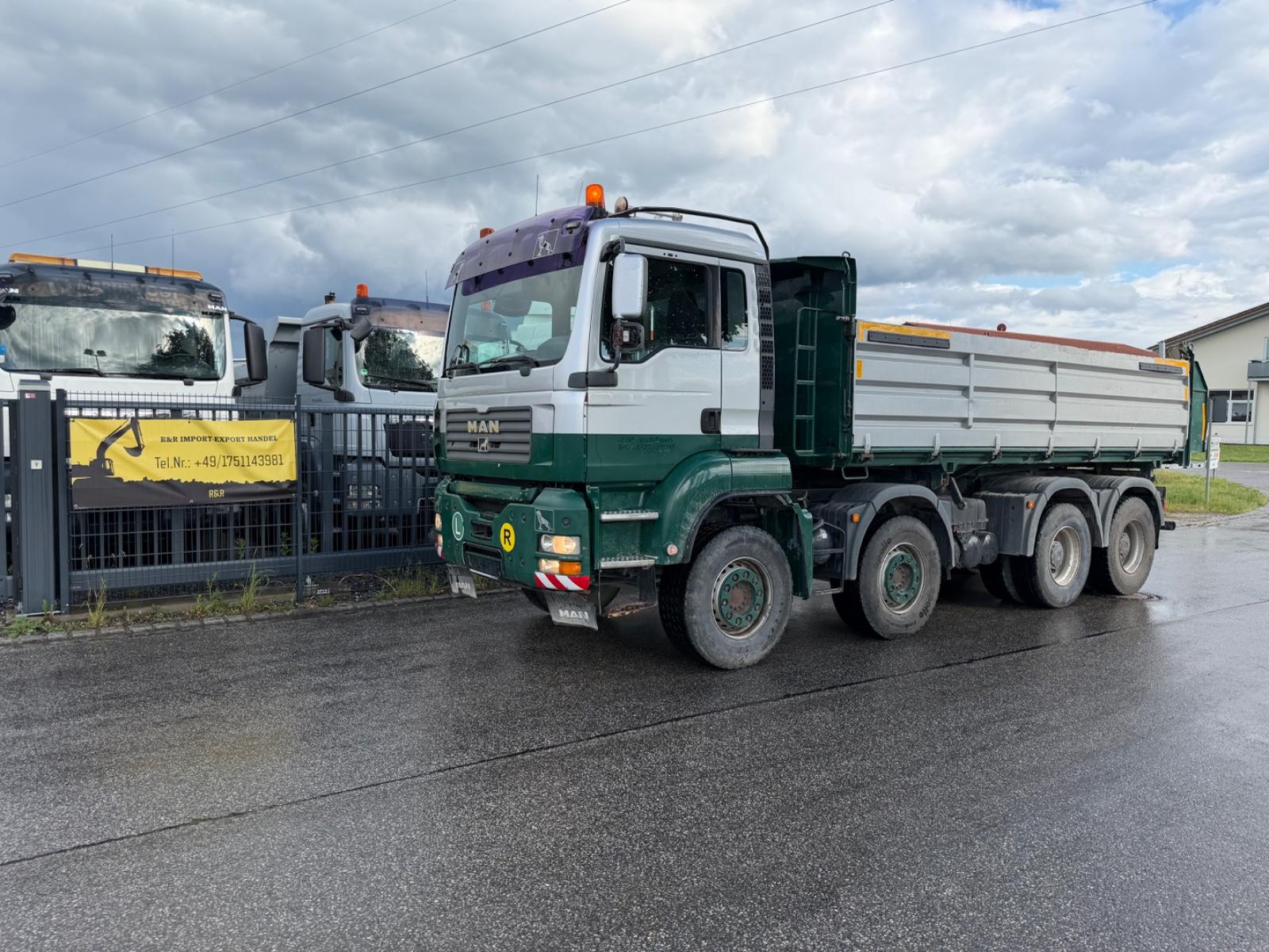 MAN 35.430*TÜV 1 JAHR*8x4*Meiler-Kipper*NEW GEARBOX