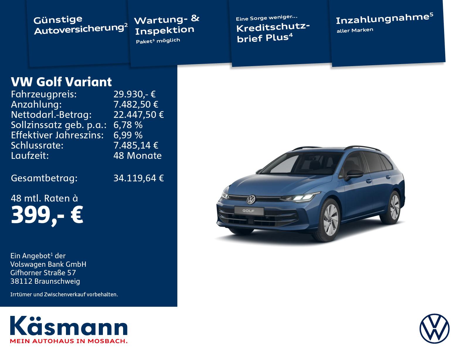 Volkswagen Golf Variant Energy 1.5eTSI AHK NAVI KAM ACC, миниатюра 2