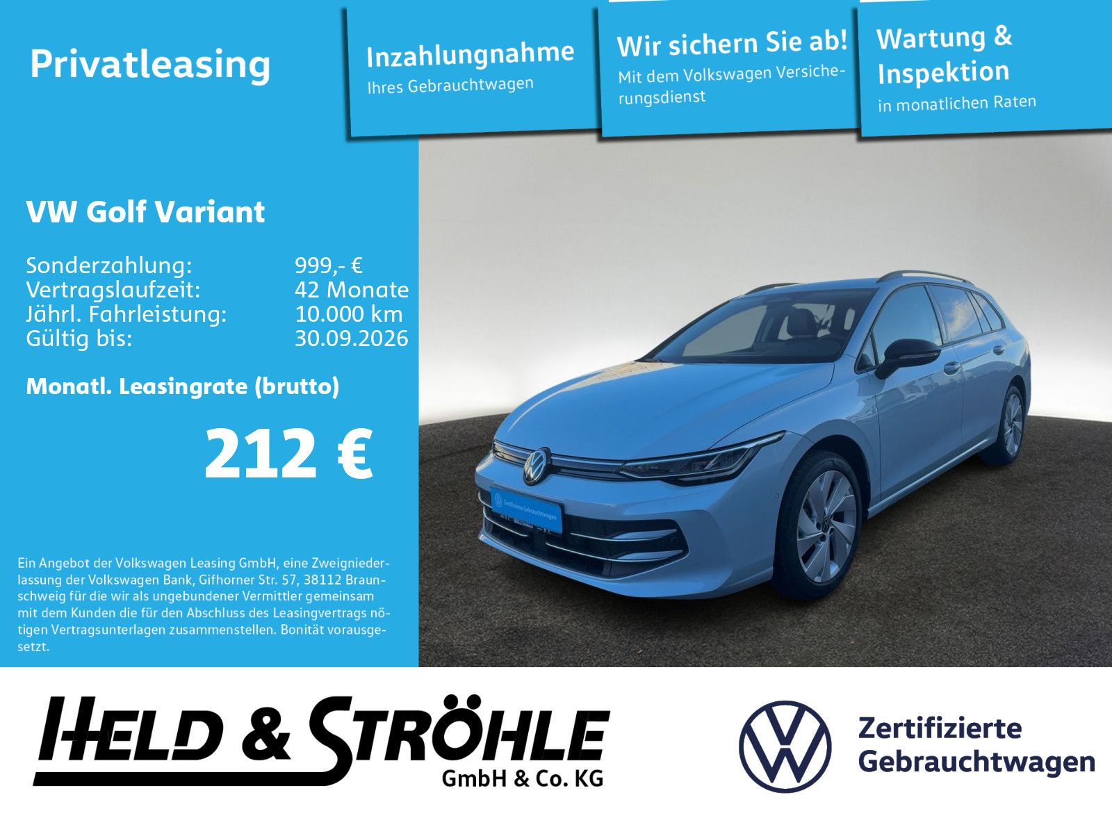 Volkswagen Golf Variant ENERGY 1.5 eTSI DSG LED NAVI 360° foto 1