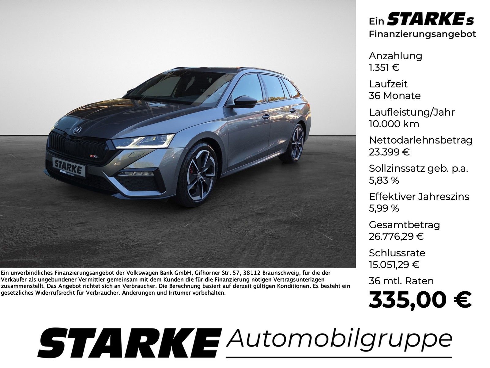 Skoda Octavia Combi RS 2.0 TDI DSG LED-Matrix AHK Pano