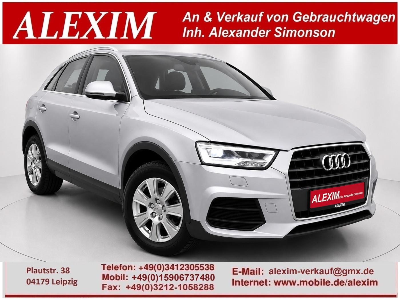 Audi Q3/1.Hand/Navi/Klima/SHZ/LED/Scheckheft gepfl.