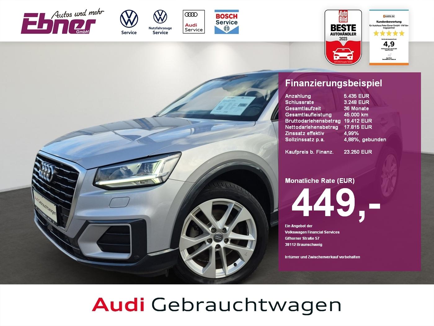 Audi Q2 SPORT 35TFSI 150PS S-TRONIC LED+NAVI+el.KLAPP