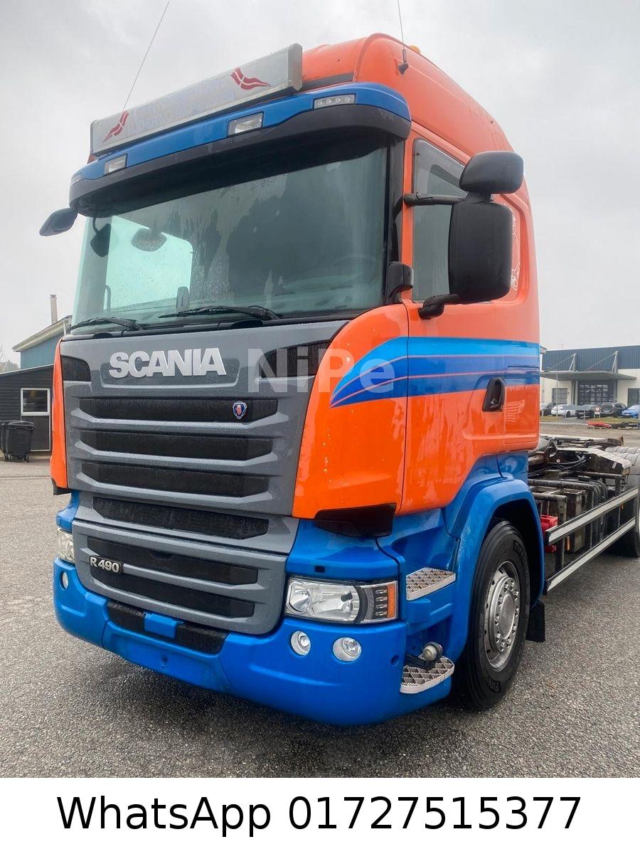 Scania R 490 6x2 Palfinger Abroll HAKEN / RETARDER !!