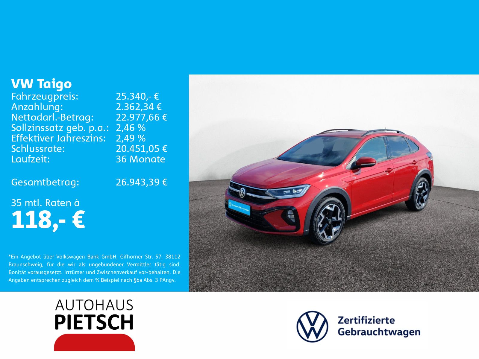 Volkswagen Taigo 1.5 TSI DSG R-line AHK IQ.Light IQ.Drive foto 2