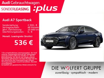 Audi Leasing Angebot: Audi A7 Sportback S line 45 TFSI quattro PANO+HEADUP