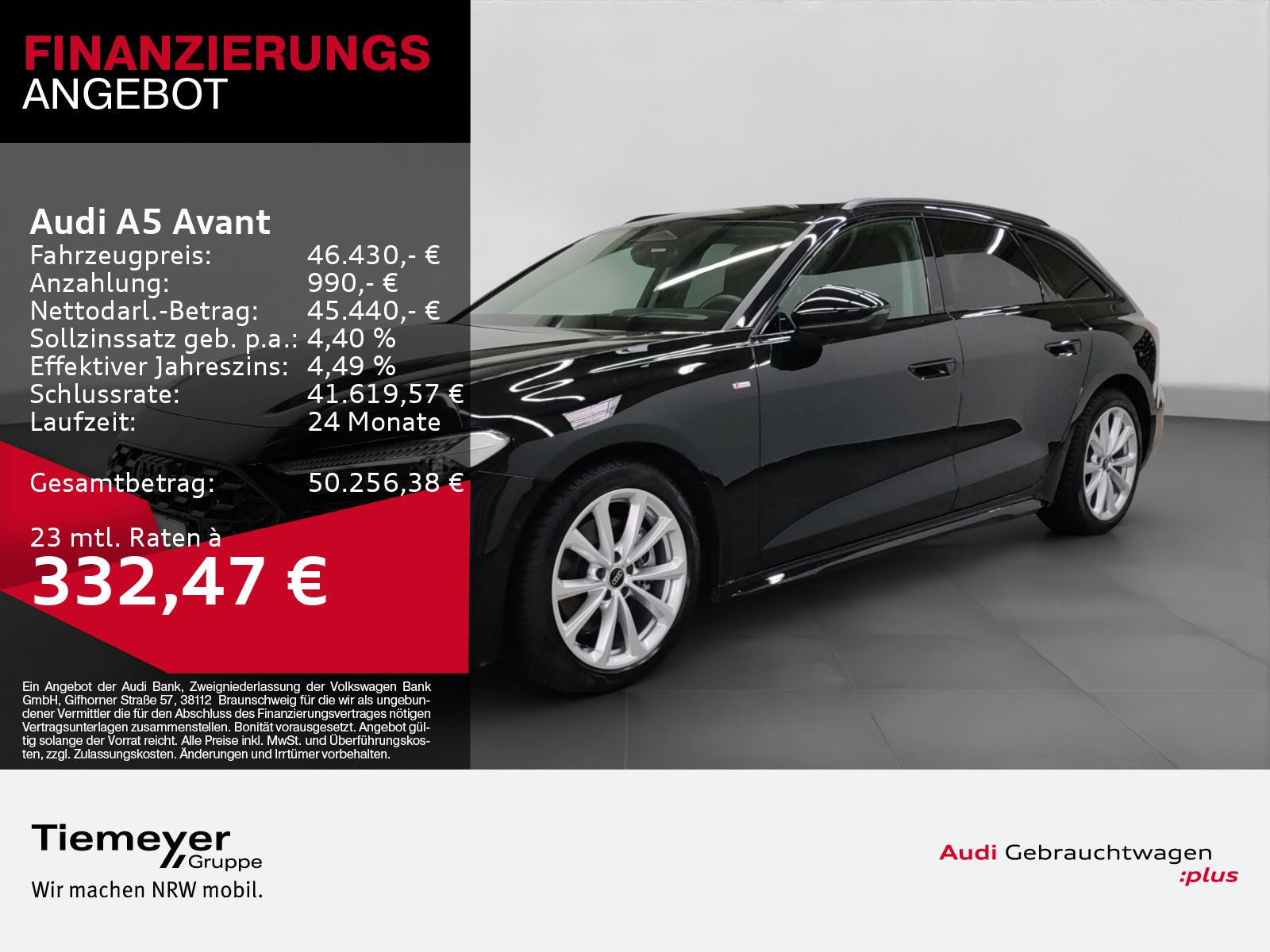 Audi A5 Avant TFSI Q S LINE EDITION 1 LM19 LEDER BF-D
