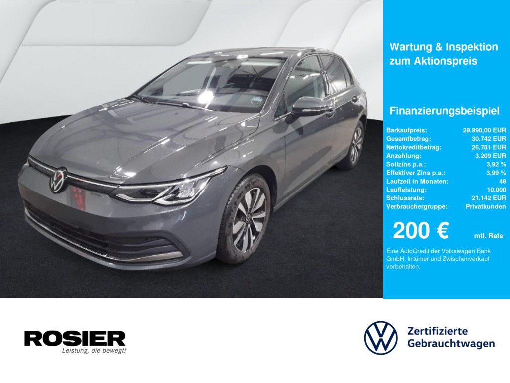 Volkswagen Golf VIII MOVE 2,0 l TDI DSG AHK ACC LED NAVI BT