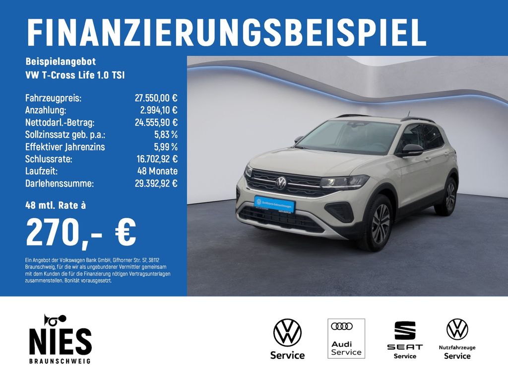 T-Cross Life 1.0 TSI LED+RearView+ACC