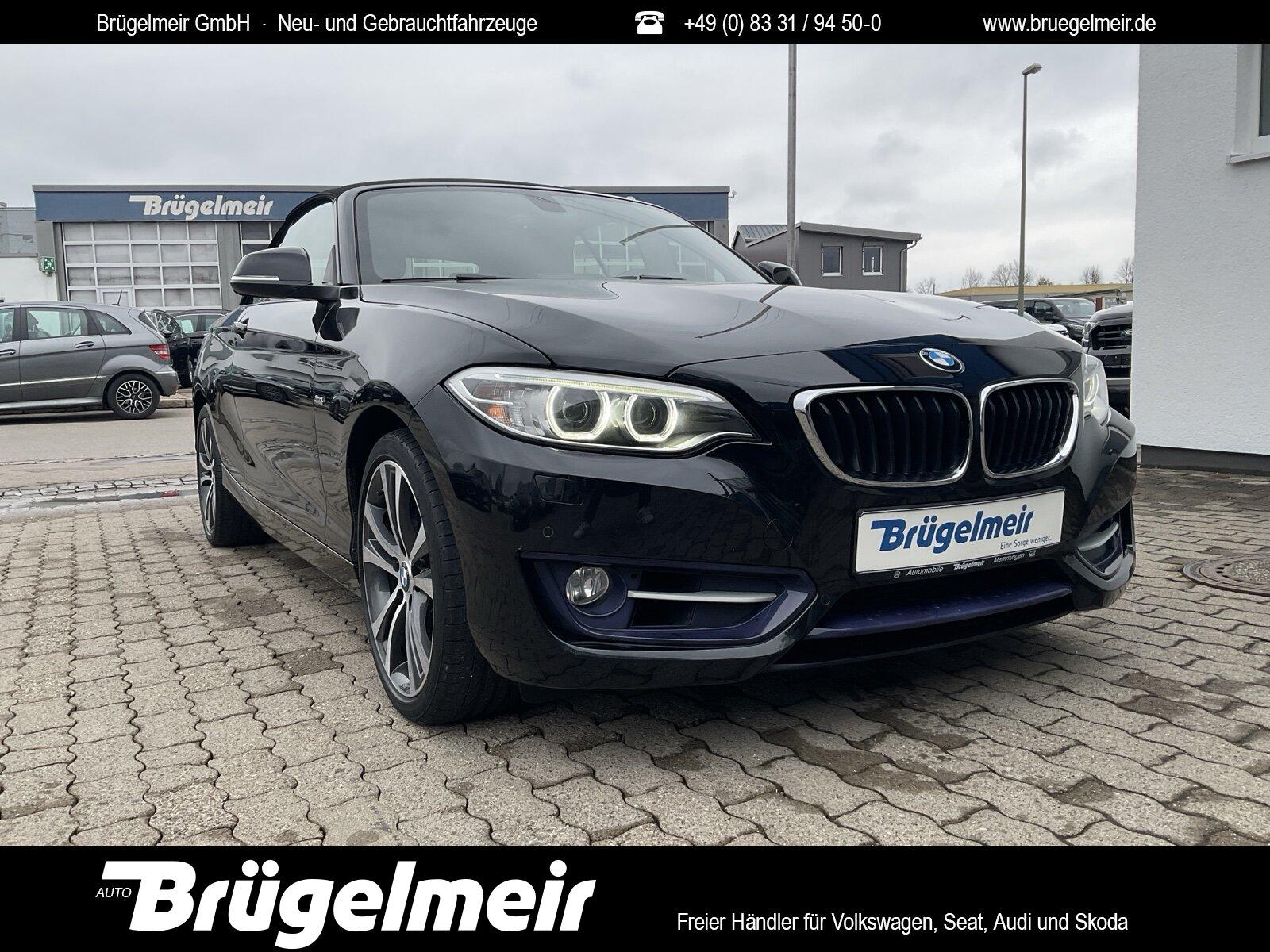 BMW 218i Cabrio Autom. Sport Line+NAVI+LEDER+BIXENON