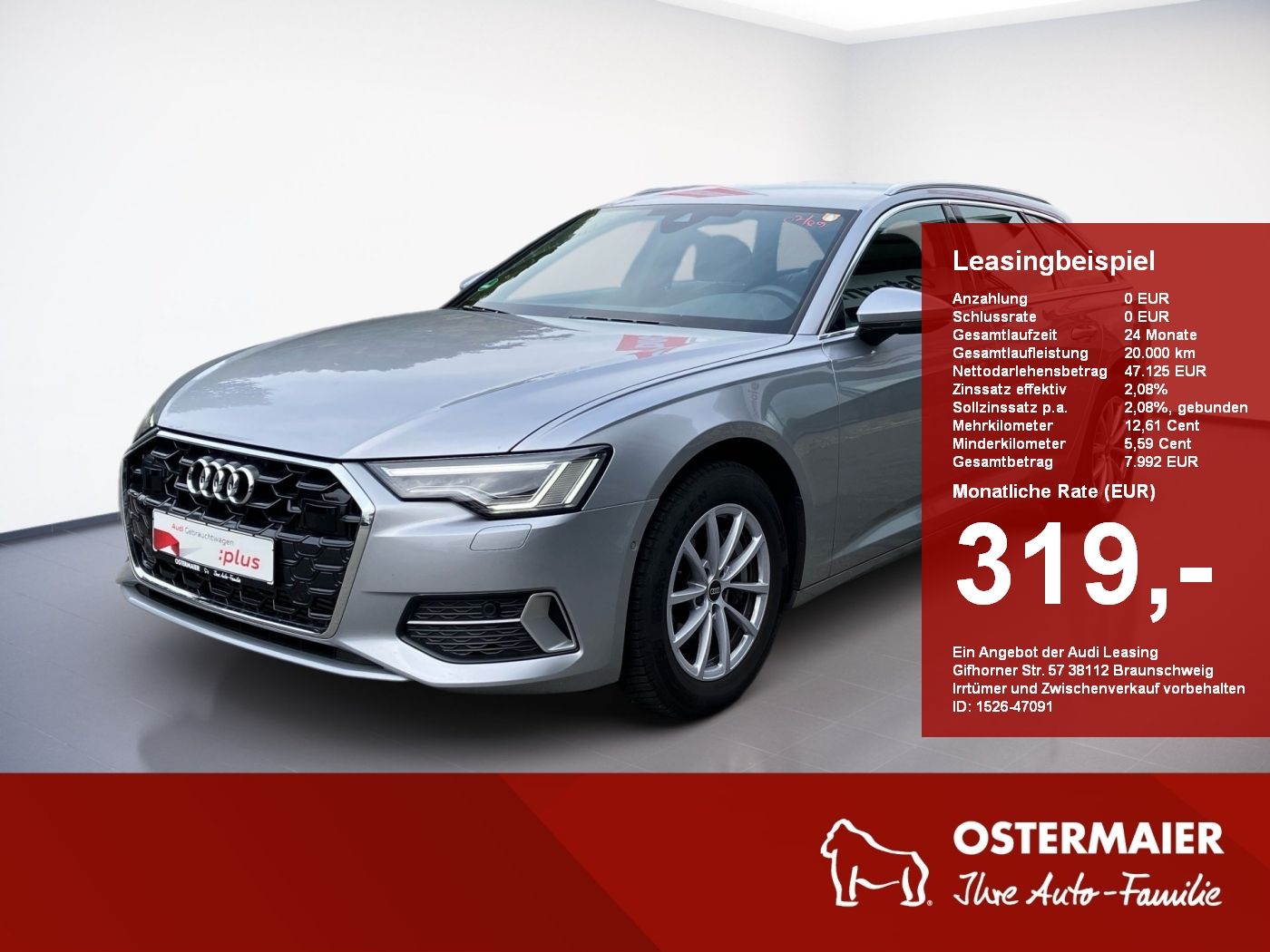 Audi A6 Avant ADVANCED 45 TFSI 265PS AHK.MATRIX.KAMER