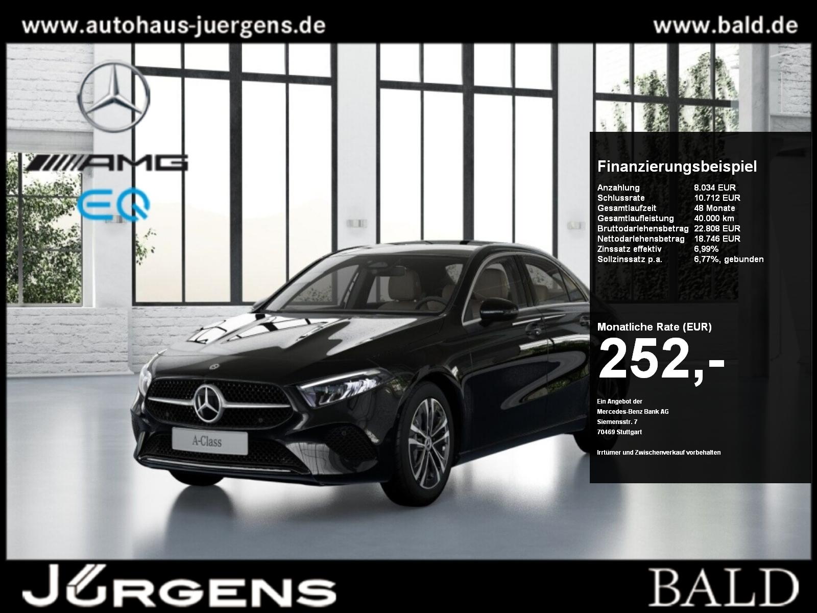 Mercedes-Benz A-Class Limo Progressive/LED/Cam/Pano/AHK/Beige/17