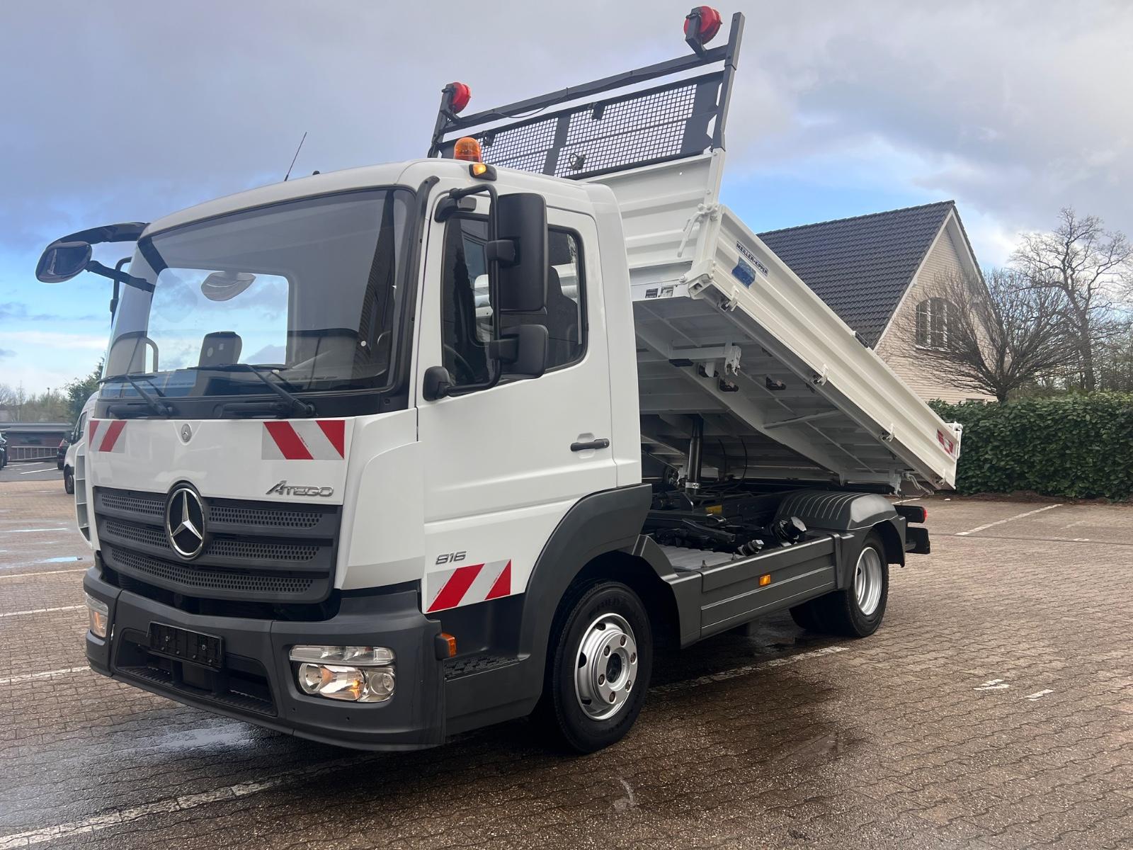 Mercedes-Benz Atego 818 2x AHK, Meiller-Kipper,TÜV Neu