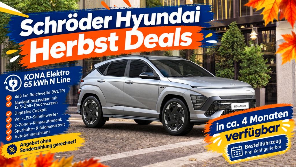 Hyundai KONA Elektro 65 kWh N Line