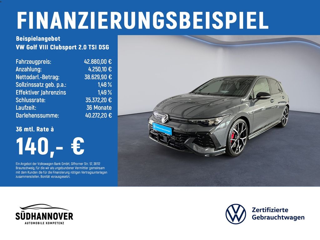 Golf VIII Clubsport 2.0 TSI DSG MATRIX-LED+ACC