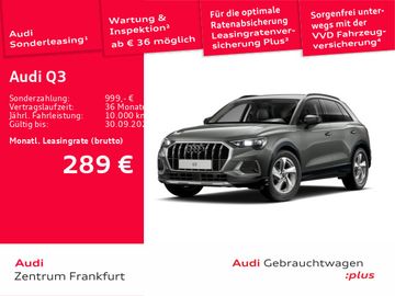 Audi Leasingangebot: Audi Q3 35 TFSI advanced S tronic NAV+PDC+ACC+SHZ+AHK