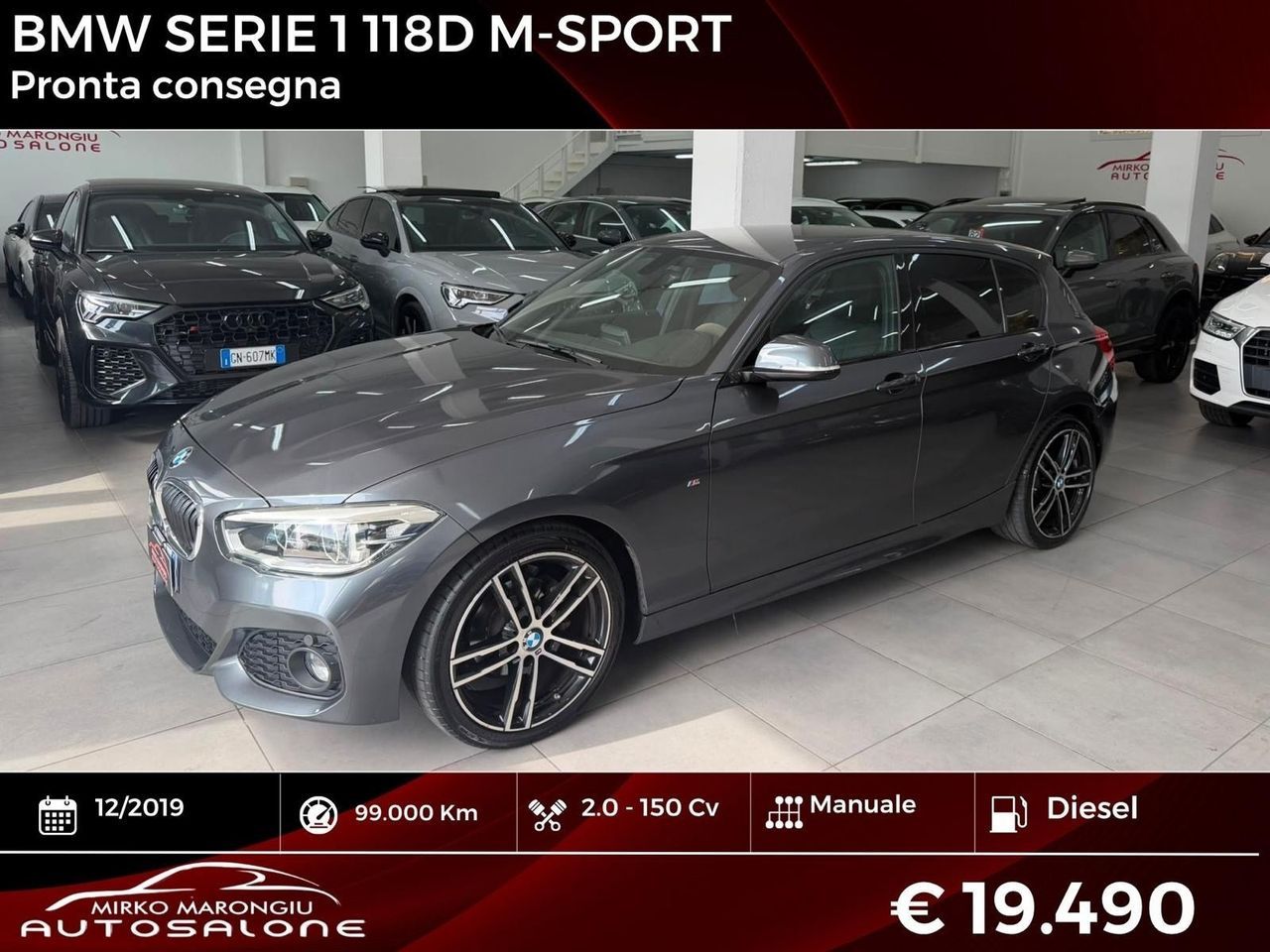 BMW Bmw SERIE 1 118d 5p. Msport FINANZIABILE