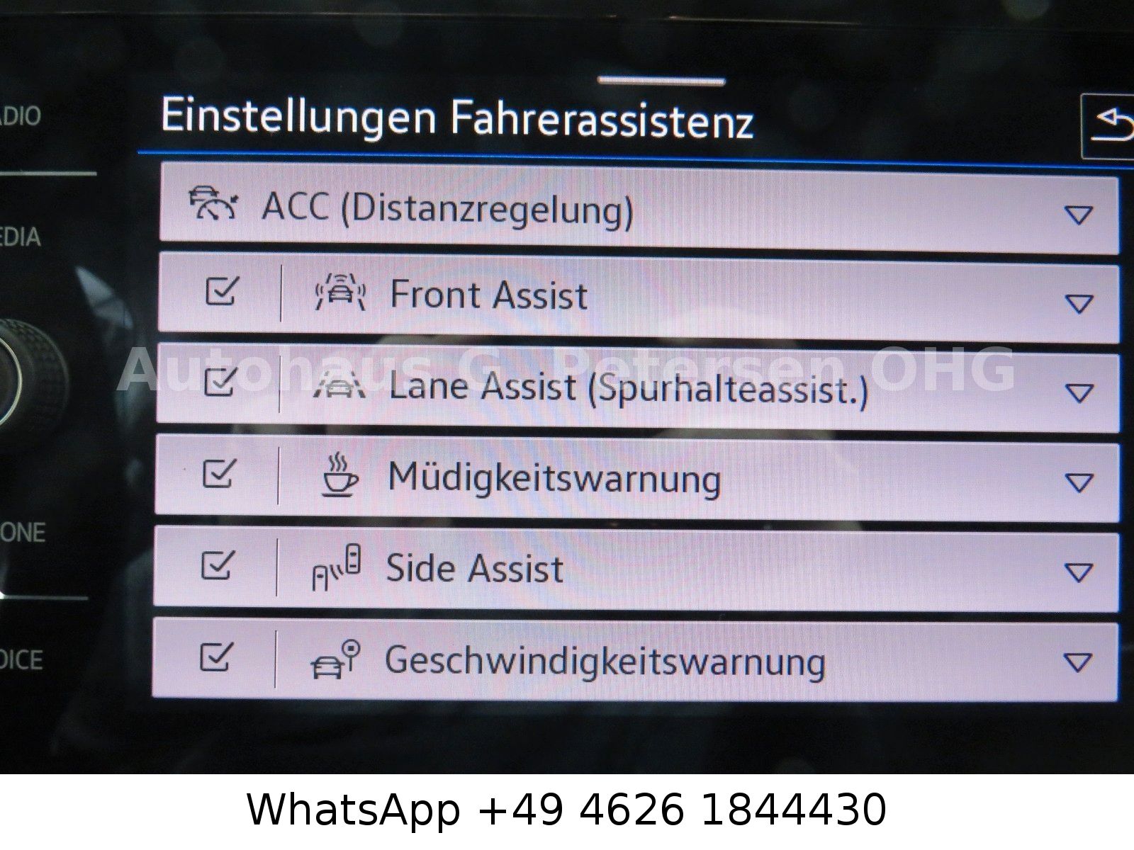Fahrzeugabbildung Volkswagen Touran Comfortline*DSG*Keyles*CAM*7 Sitzer*Spur*
