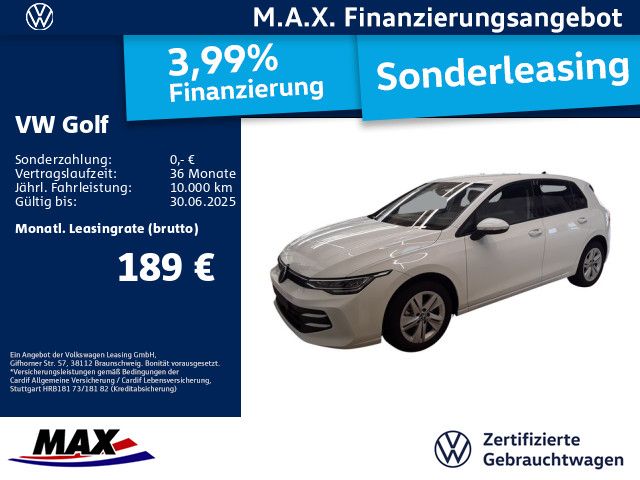 Volkswagen Golf VIII 1.5 TSI LIFE +LED+ACC+KAMERA+APP+ALU+