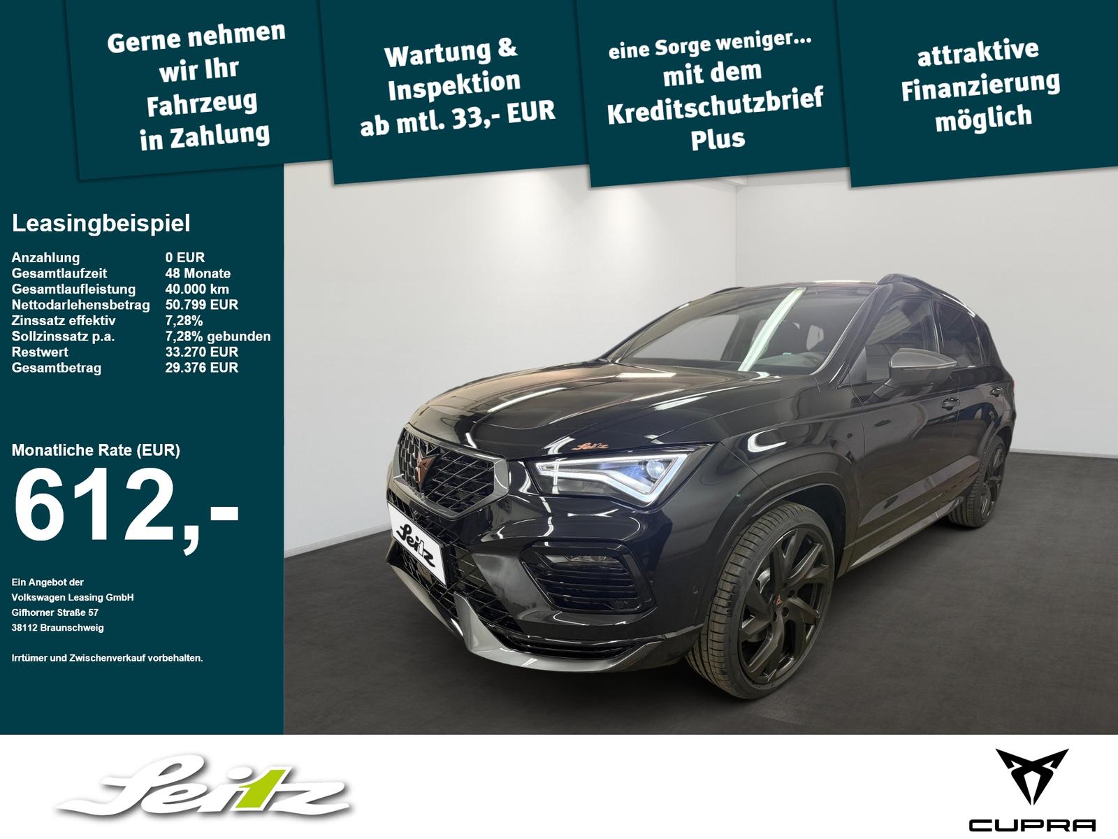 Cupra Ateca 2.0 TSI 4Drive VZ *AHK*NAVI*KAMERA*