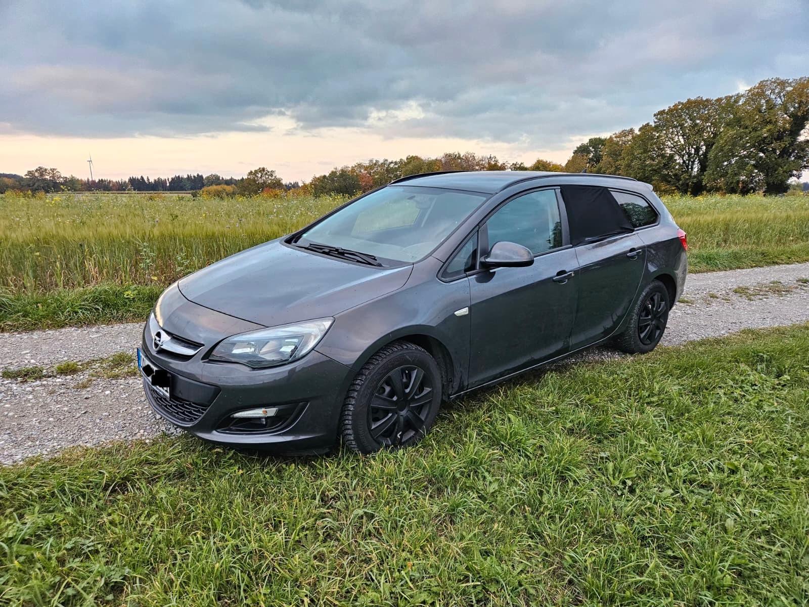 Opel Astra 2014 — engine 1.364 cm³, 120 HP (88kW)