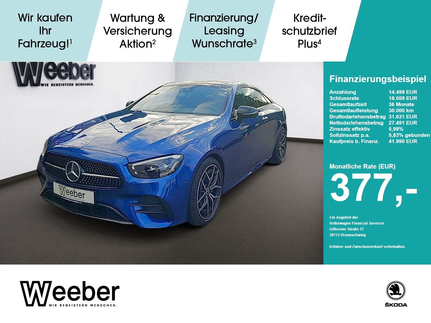 Mercedes-Benz E 300 Coupe AMG-LINE *KAMERA*NAVI*KEYLESS*PANO*