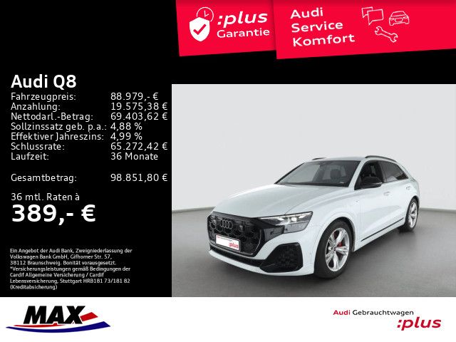 Q8 55 TFSI e S-LINE QUATTRO MATRIX+PANO+AHK