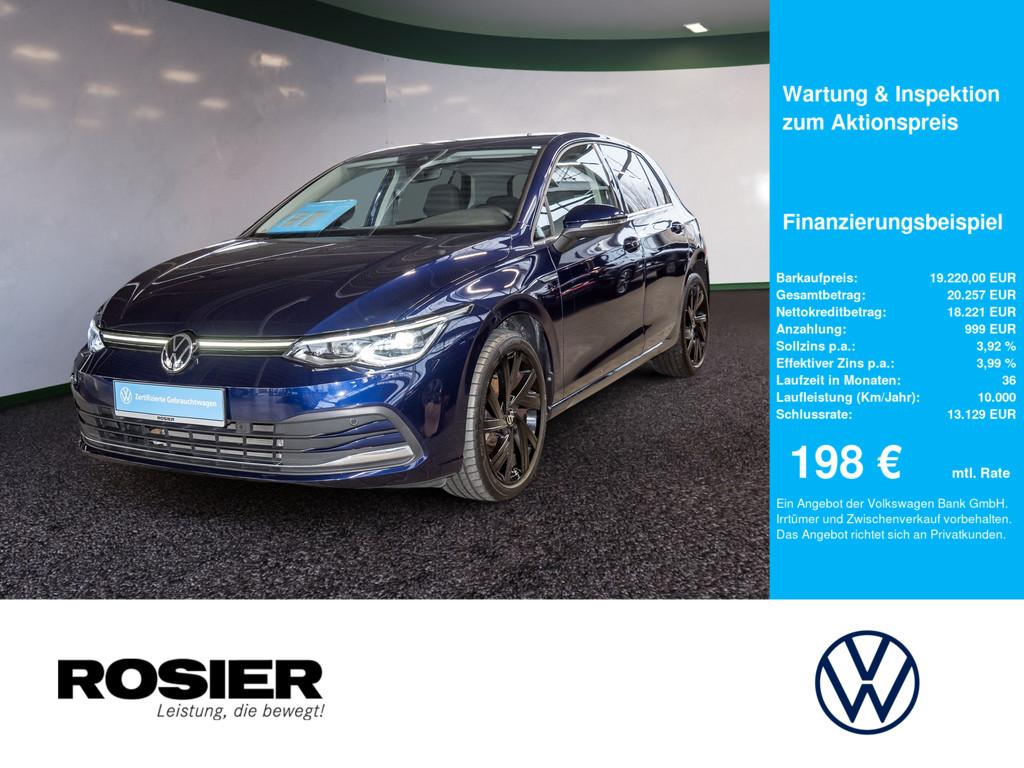 Volkswagen Golf VIII Style 1,5 l TSI ACC LED SPURH. SPURW.