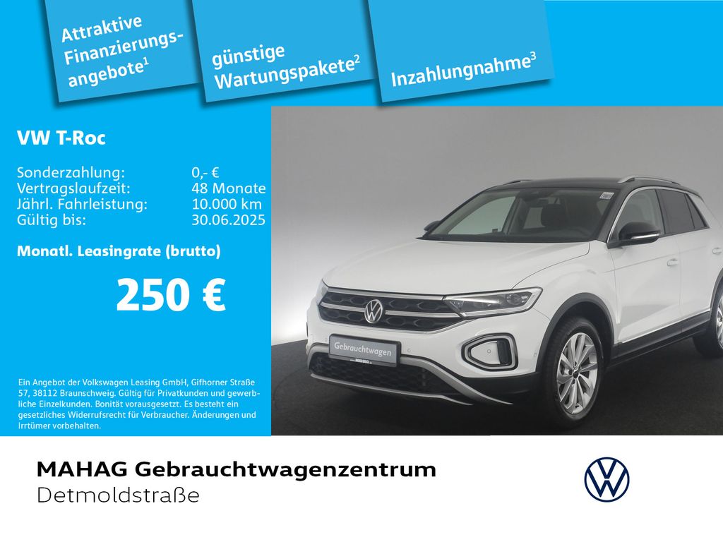 Volkswagen T-Roc 1.5 TSI STYLE Navi LED+ AHK DSG