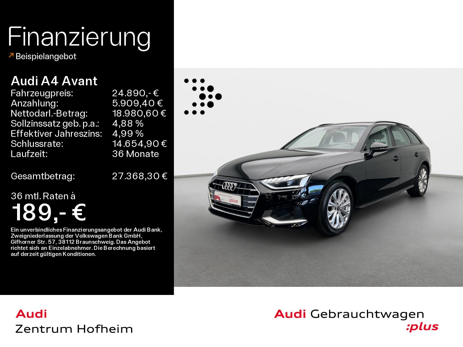 Audi A4 Avant 40 TDI Advanced S tro*LED*Navi+*Teilled