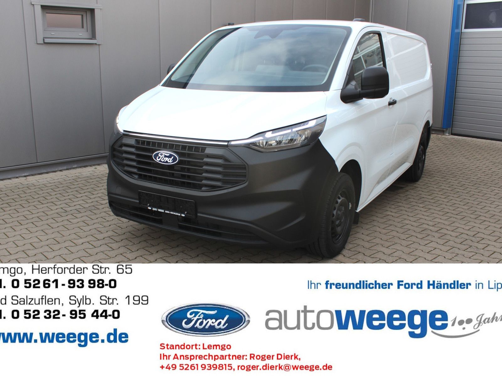 Fahrzeugabbildung Ford Transit Custom Kasten 280 L1 Basis 2,0EcoBlue