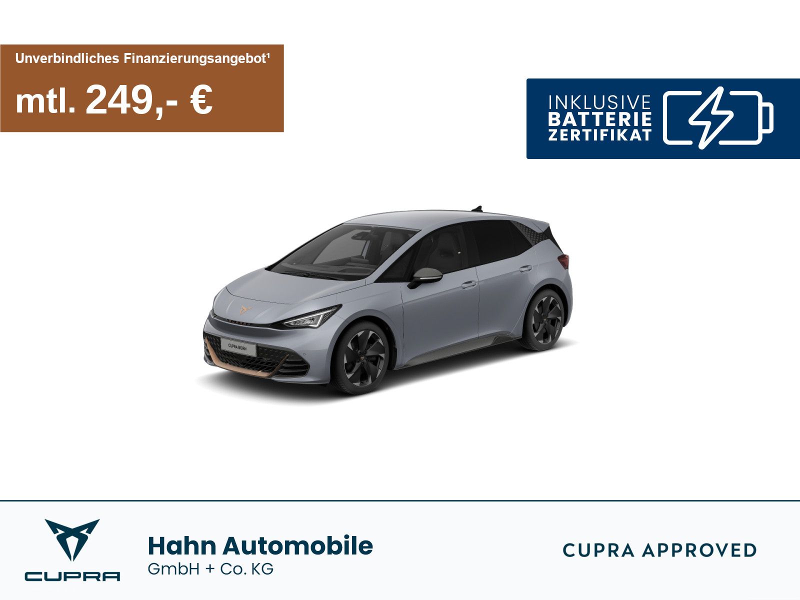 Cupra Born 170 eBoost WäPu Navi 360° ARHUD LED ACC Key foto 1