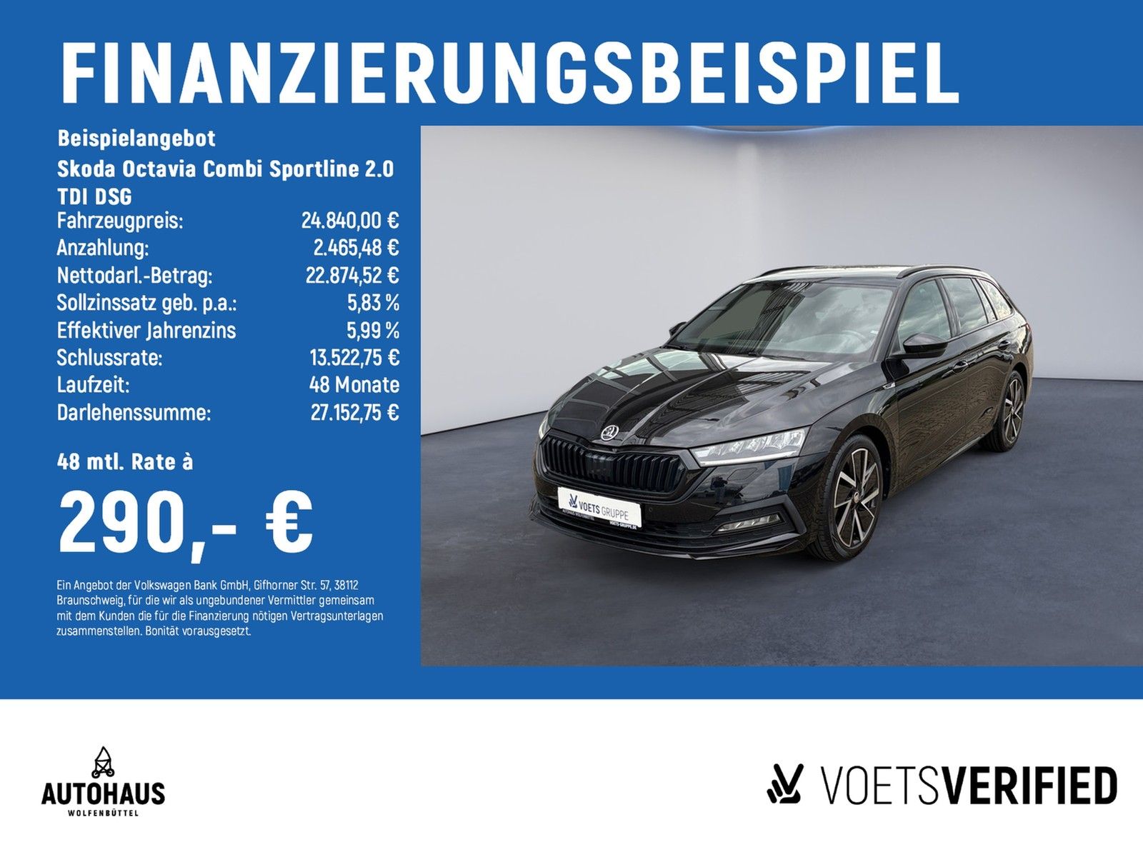 Skoda Octavia Combi Sportline 2.0 TDI DSG SHZ+NAVI+PDC