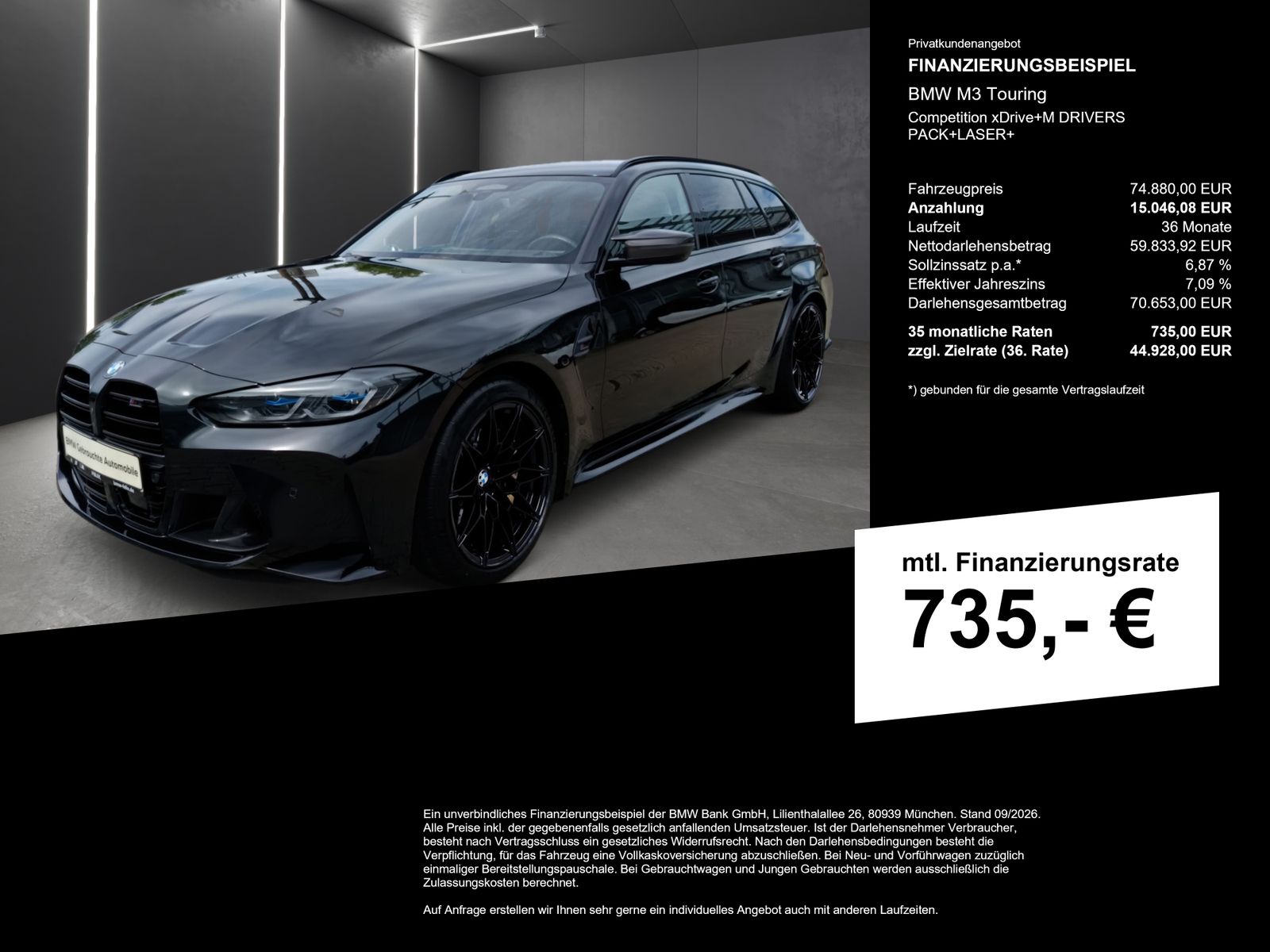 BMW M3 Touring Competition xDrive+M DRIVERS PACK+LAS imagem 2
