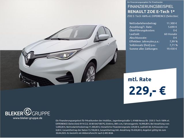 Renault ZOE E-Tech 1 00% el. EXPERIENCE (Selection) R11