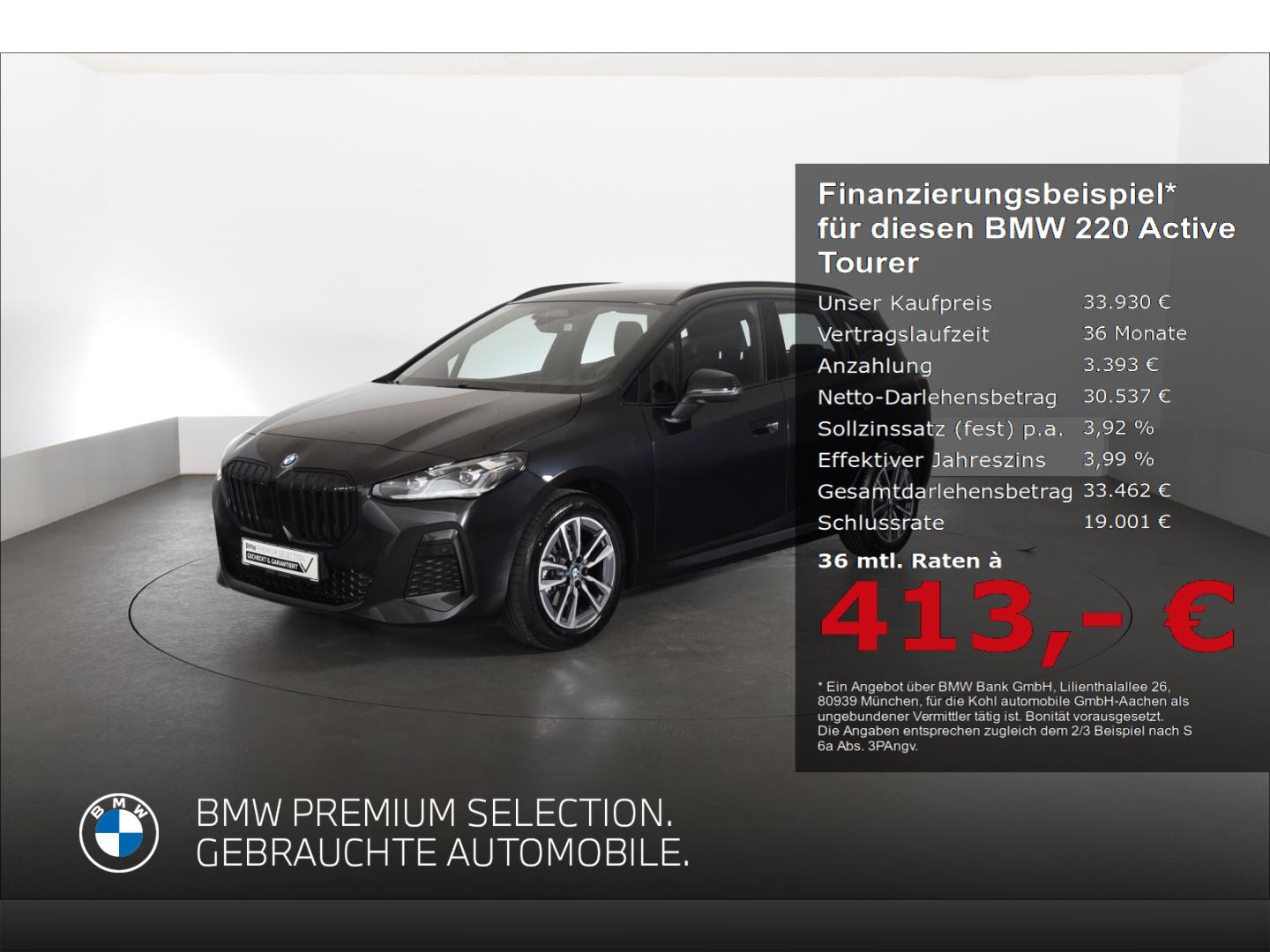 BMW 220 Active Tourer i M Sport Anhängerkupplung Pre