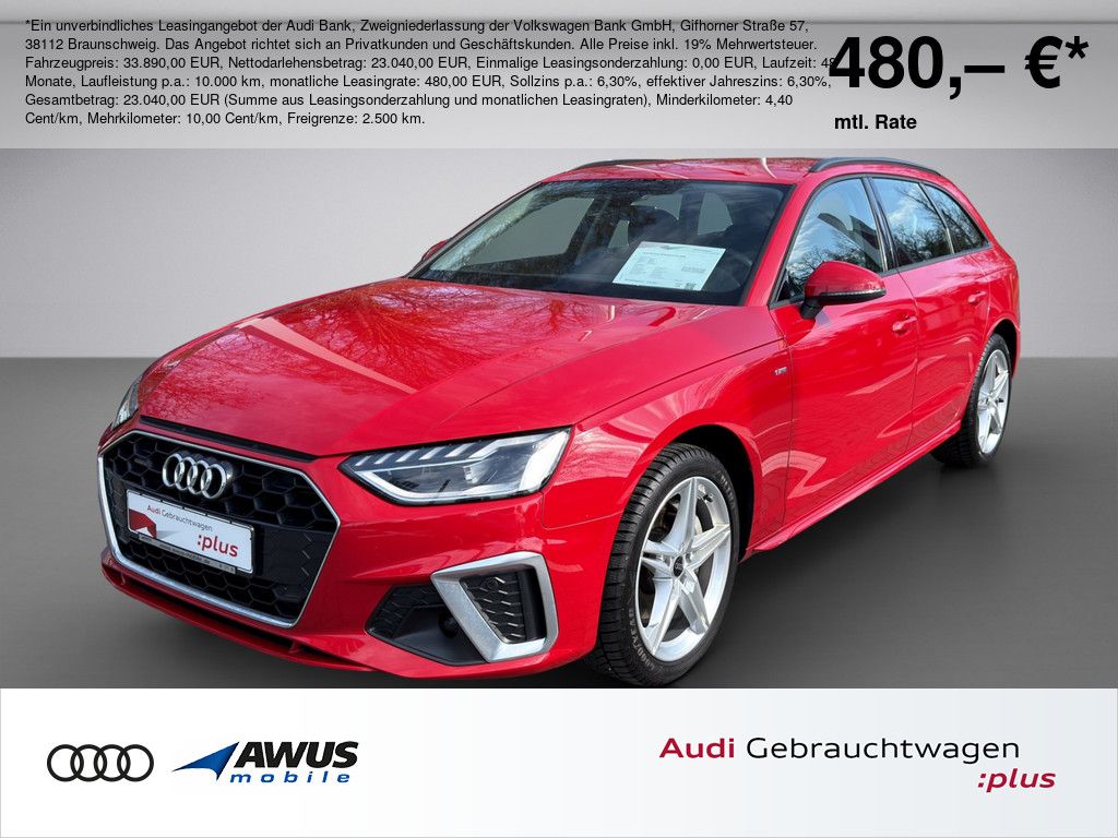 Audi A4 Avant 40 quattro S line AHK, LED, App-Connect