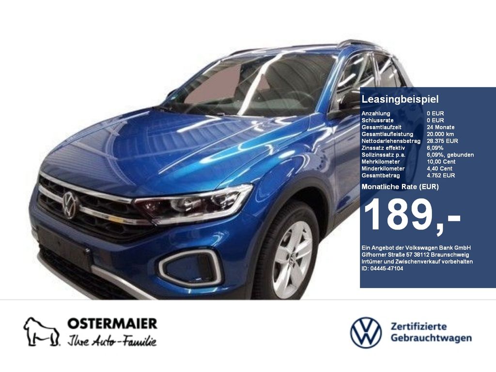 Volkswagen T-Roc STYLE BLACK 1.5TSI 150PS ACC.5J-G.AHK.KAME