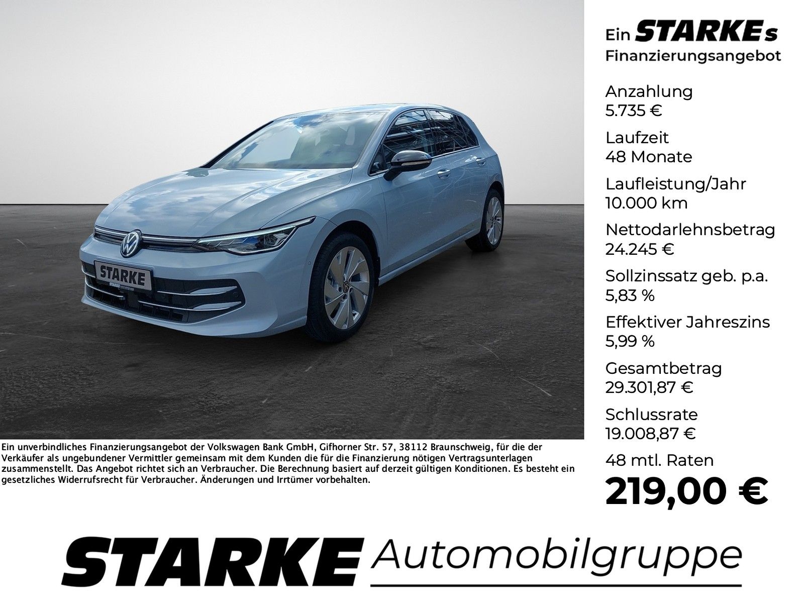 Volkswagen Golf 1.5 eTSI DSG Energy  AHK Navi LED Kamera PD