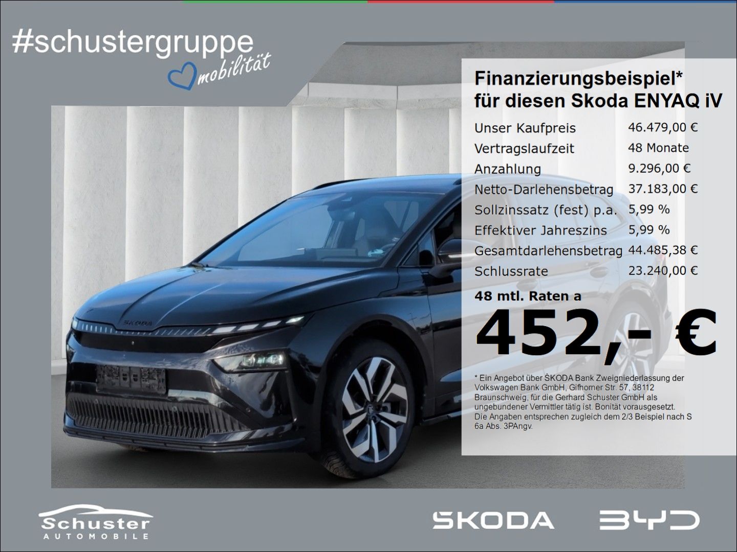 Skoda ENYAQ iV 85 SPORTLINE*AHK 360°Kam Massage CANTON
