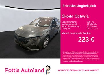 Skoda Octavia Combi 2.0 TSI DSG RS PANO NAVI AHK KAMER
