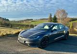 Tesla Model S Plaid grau & innen weiß*Yoke*21*Gar:8.27