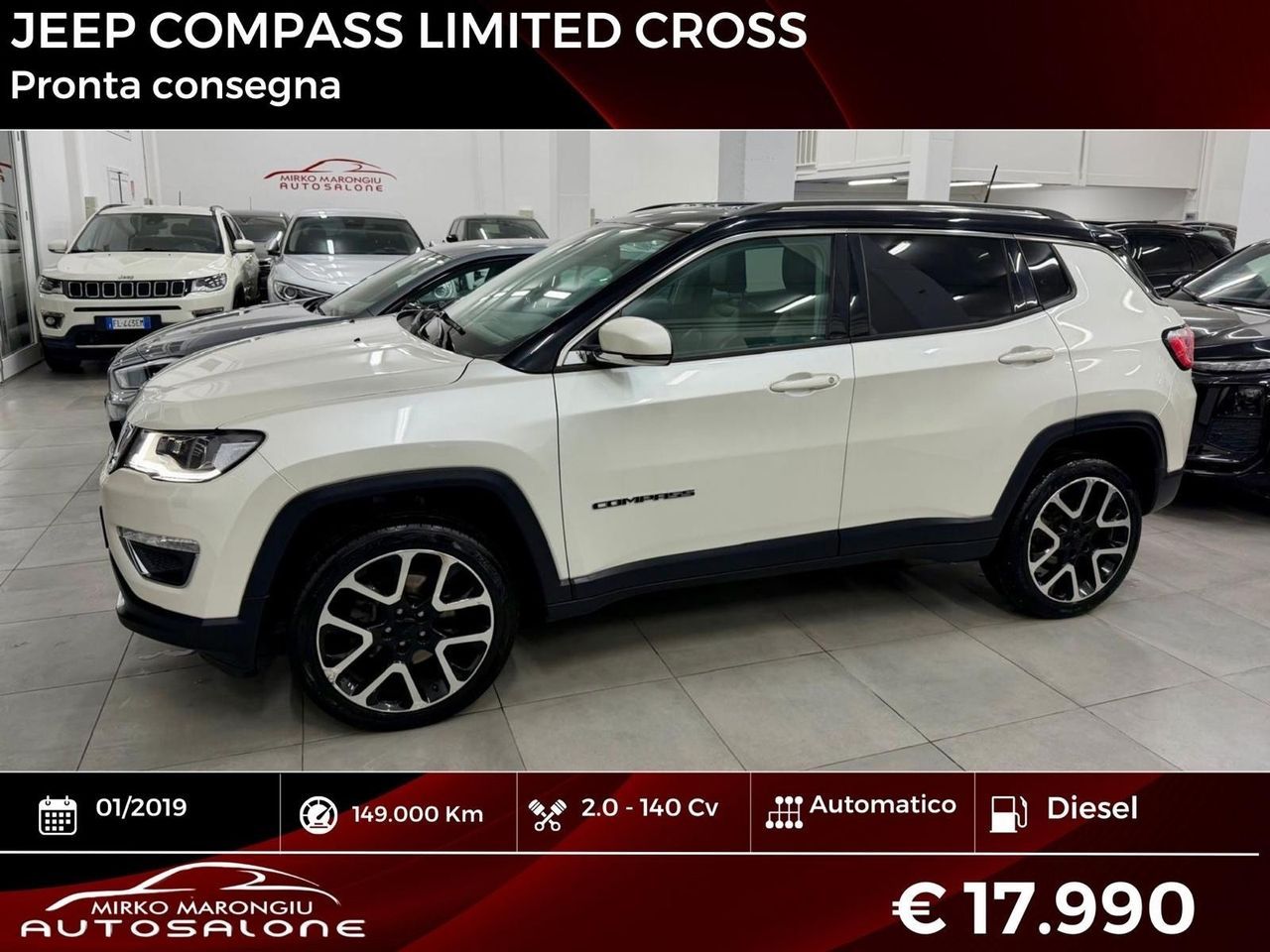 Jeep Compass 2.0 Multijet 4WD Limited FINANZIABI