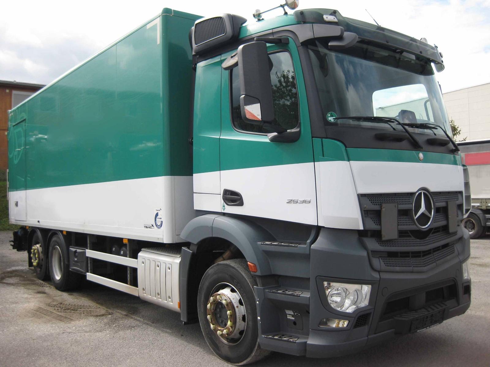 Mercedes-Benz ANTOS 2536L, EURO6, Koffer, LBW, Klima